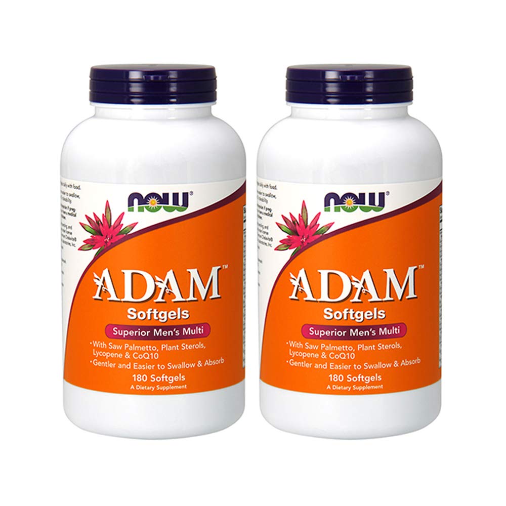NOW Foods ADAM: bouteille de multivitamines homme, soutien potentiel à l'énergie quotidienne.