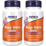 NOW Foods Aloe Vera gélules molles en bouteille, intégration facile à la routine.