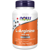 NOW Foods L-Arginine 500 mg – bouteille végétale pratique pour vos suppléments quotidiens