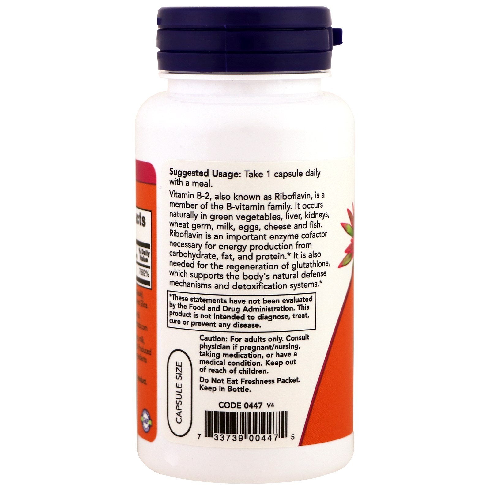 NOW Foods B-2 100 mg capsules, utilisation pratique pour les repas et les collations.