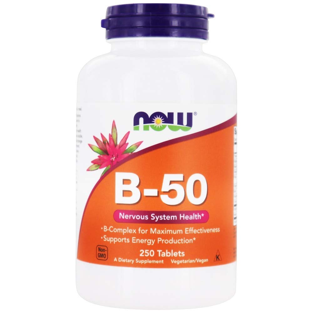 NOW Foods B-50 emballage pratique pour la routine quotidienne