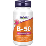 NOW Foods B-50 tablettes énergie et métabolisme potentiel