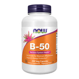 NOW Foods B-50mg, bouteille de 100 capsules, soutien potentiel à l'énergie
