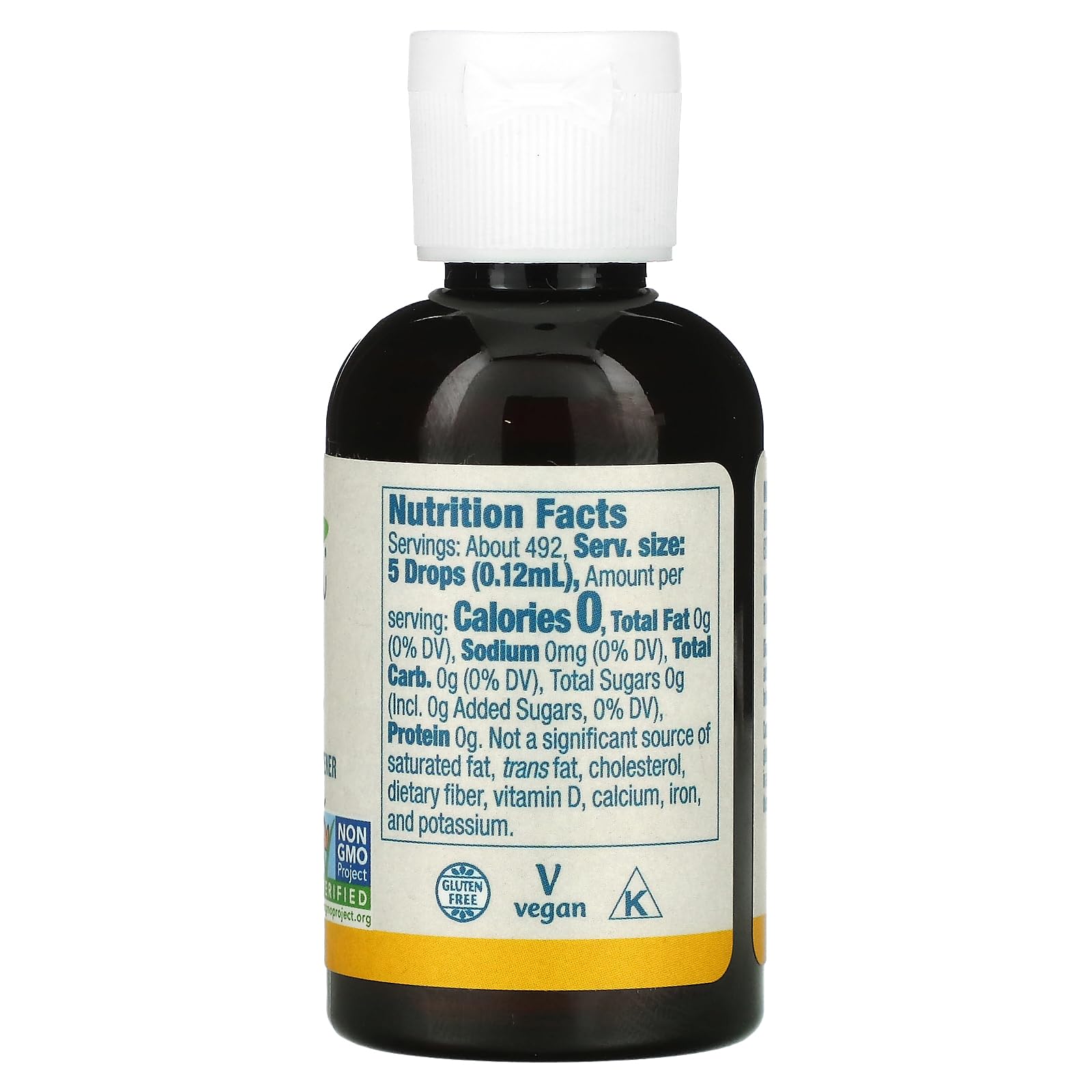 NOW Foods BetterStevia Liquide Citron Twist – emballage américain par entreprise familiale