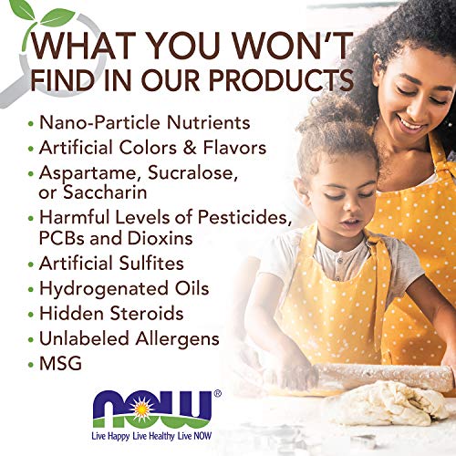 NOW Foods BetterStevia Poudre Organique – certifications bio et non-GMO garantissant la qualité