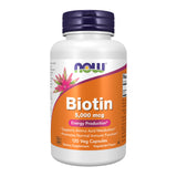 NOW Foods Biotine – bouteille avec gélules, soutien potentiel du métabolisme énergétique