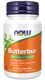 NOW Foods Butterbur, flacon avec gélules, soutien neurologique potentiel.