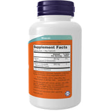 NOW Foods Calcium D-Glucarate – étiquette nutritionnelle détaillée et dosage recommandé