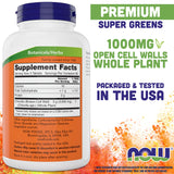 NOW Foods Chlorella pack de deux bouteilles, solution pratique et économique.