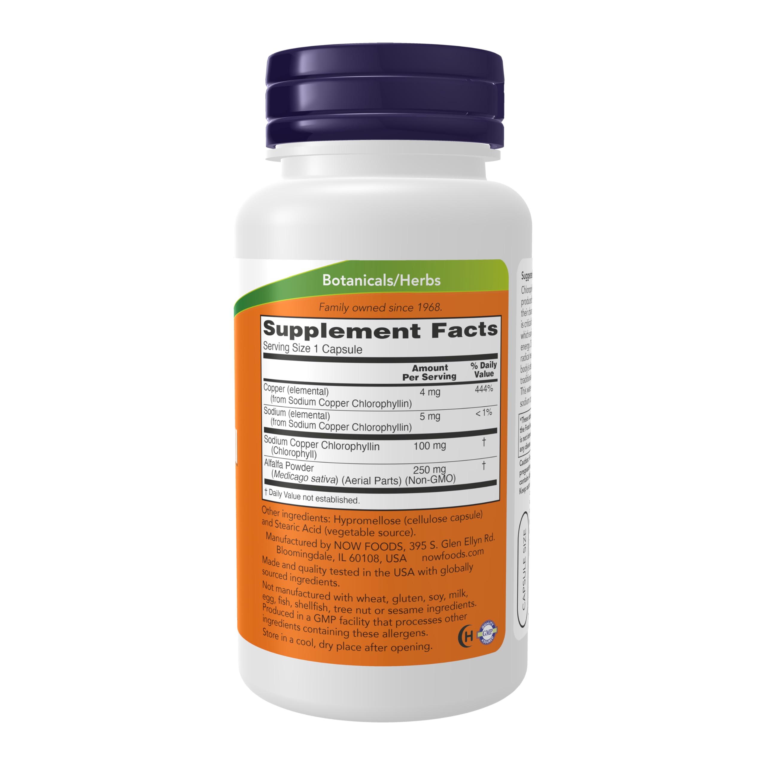 NOW Foods Chlorophyll – étiquette verte, utilisation facile et naturelle
