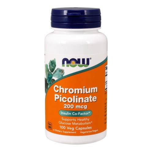 NOW Foods Chromium Picolinate – sans gluten pour régimes spécifiques