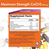 CoQ10 NOW Foods, gélules 600 mg, soutien potentiel à l'énergie cellulaire