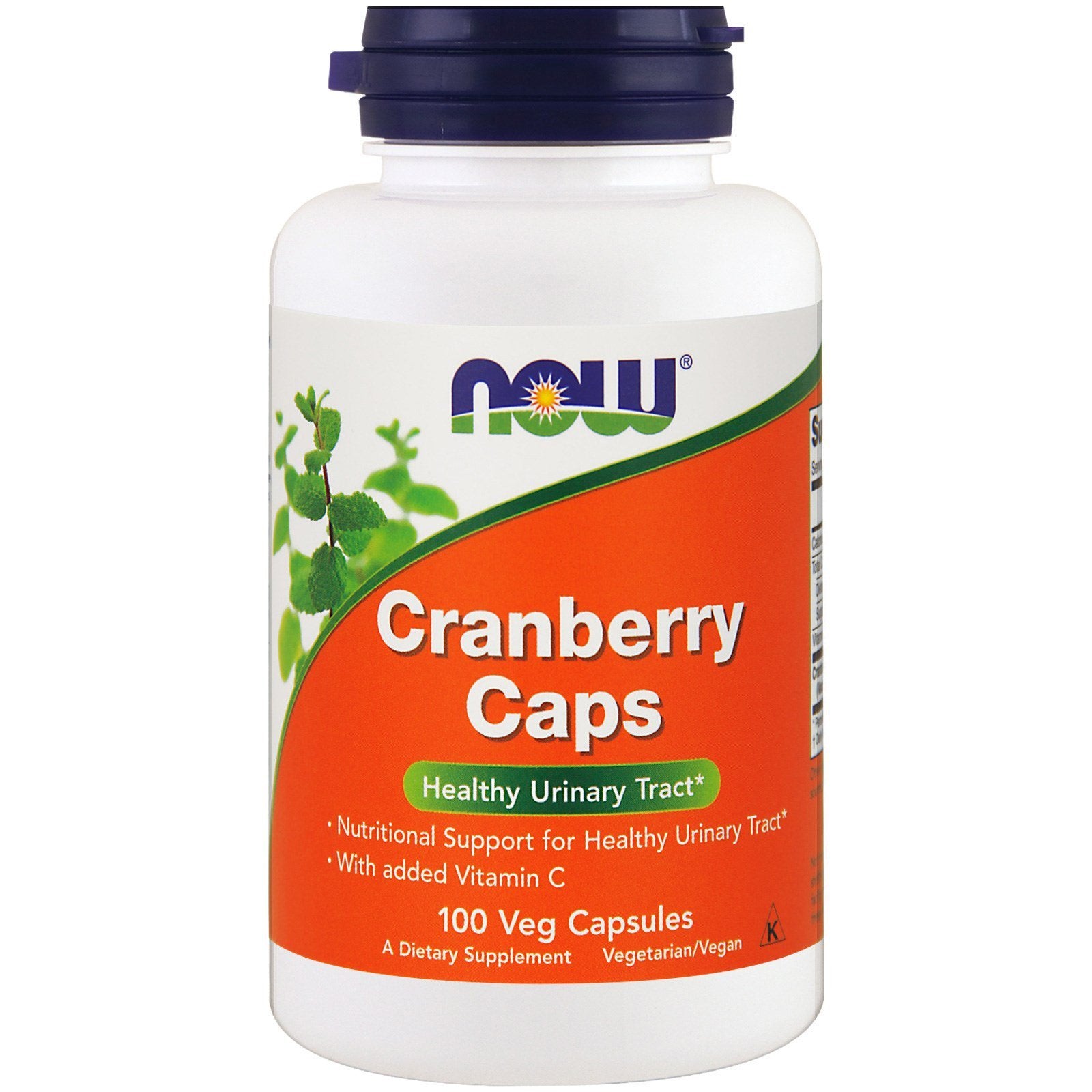 NOW Foods Cranberry Concentrate : flacon et gélules faciles à avaler.
