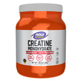NOW Foods Créatine Monohydrate, emballage clair et fiable pour l'entraînement.