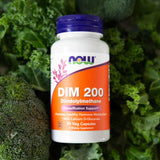  NOW Foods DIM 200, flacon compact idéal pour le voyage et le sac.