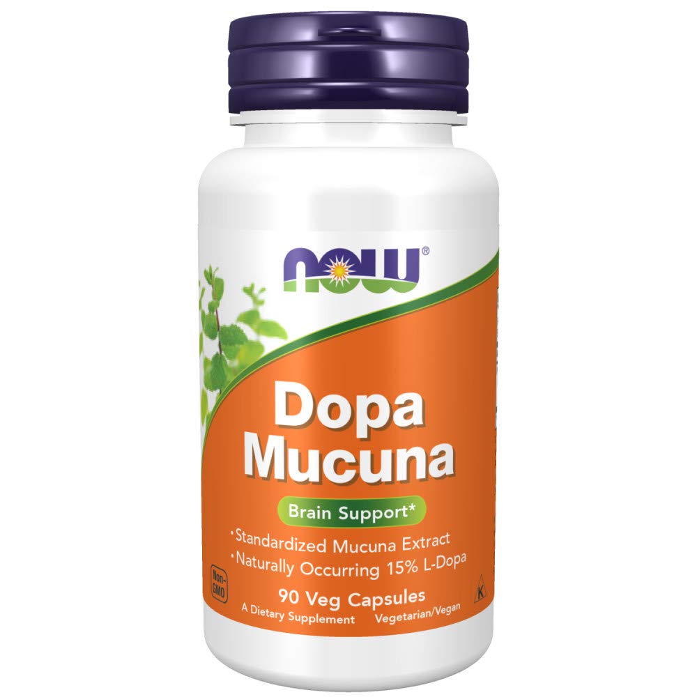 NOW Foods DOPA Mucuna – bouteille prête pour une routine quotidienne simple