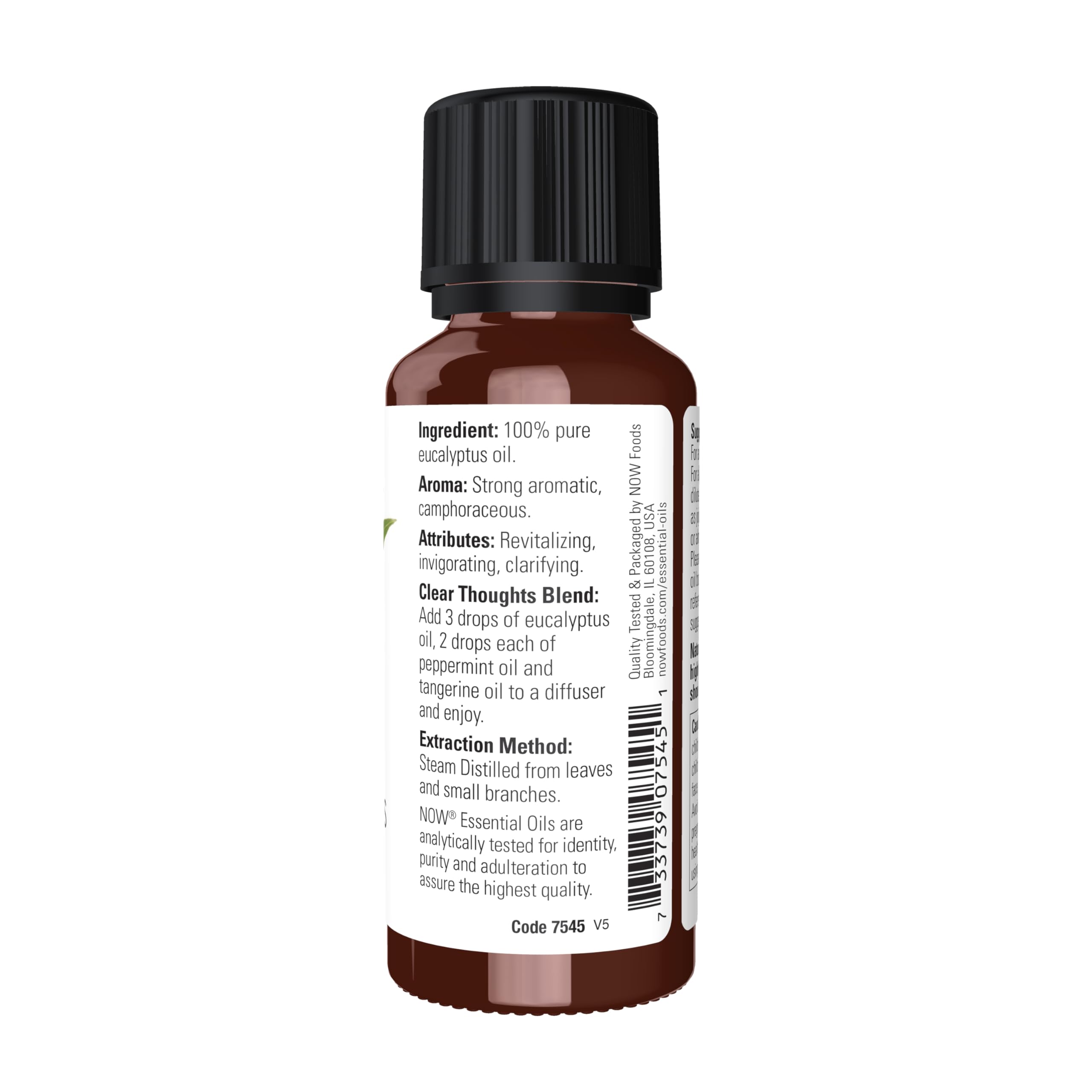 NOW Foods Eucalyptus huile – diffuseur aromath&eacute;rapie ambiance.
