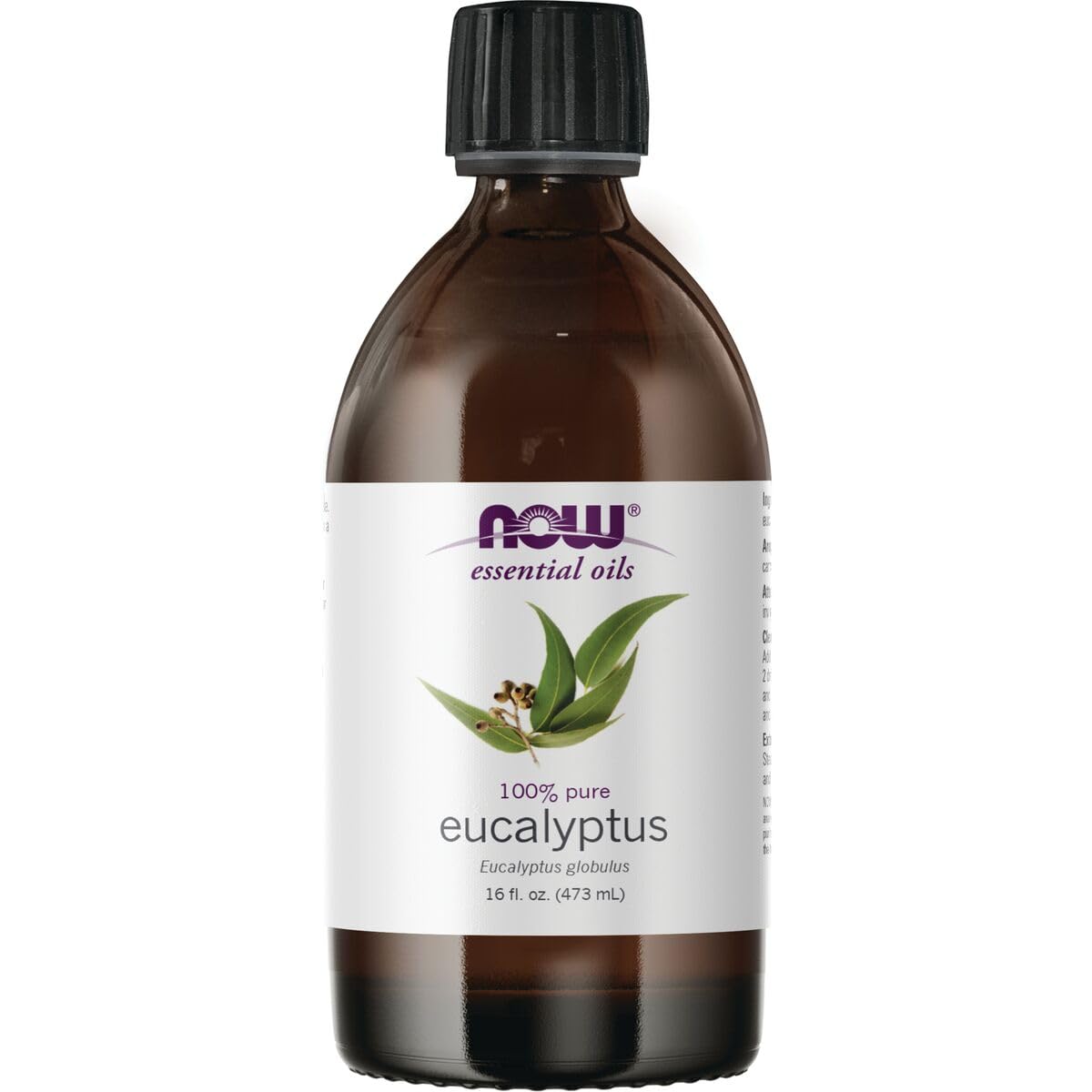 NOW Foods Eucalyptus huile essentielle — flacon 16 oz, diffusion d arôme frais pour l air