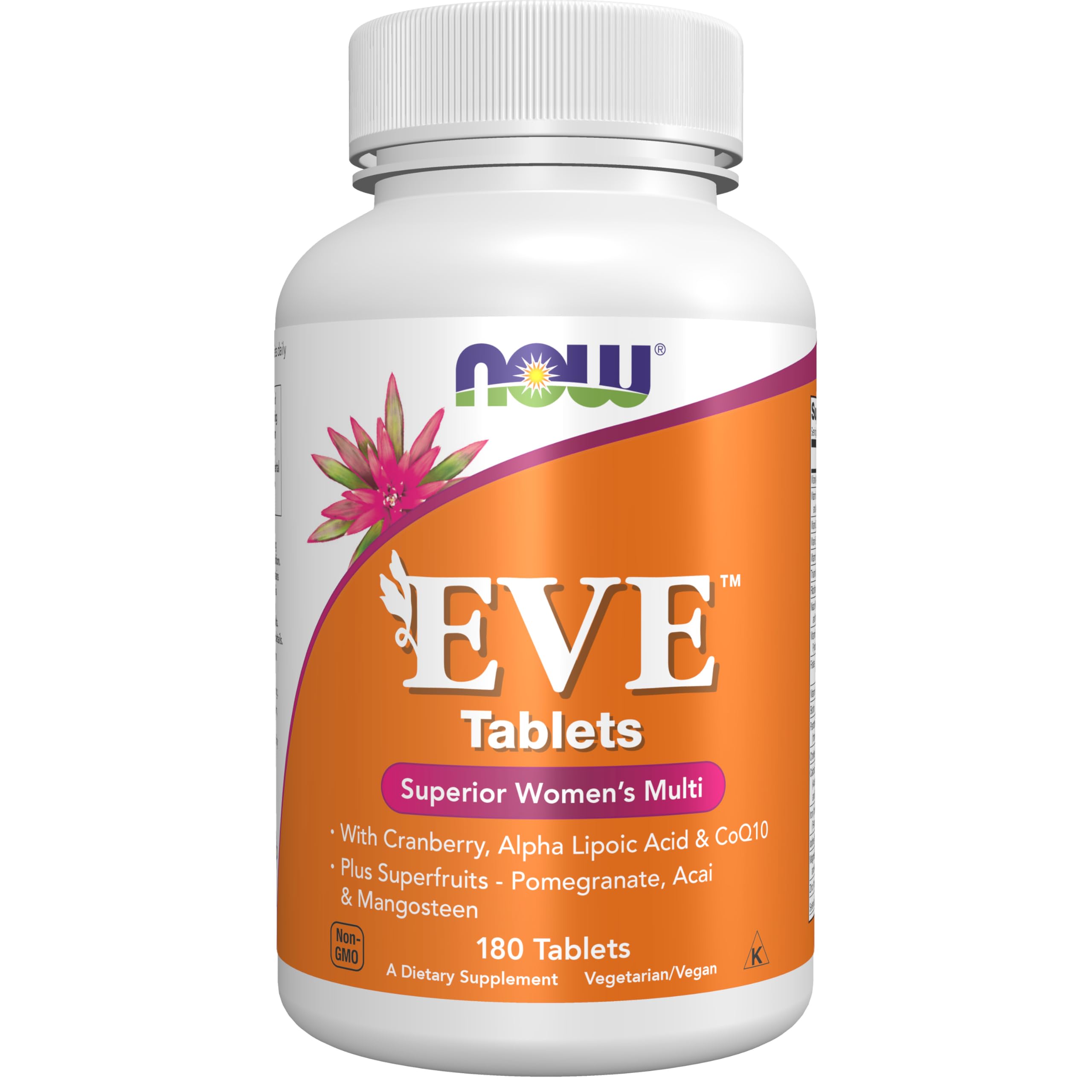 NOW Foods Eve™ : flacon lisible et étiquette claire