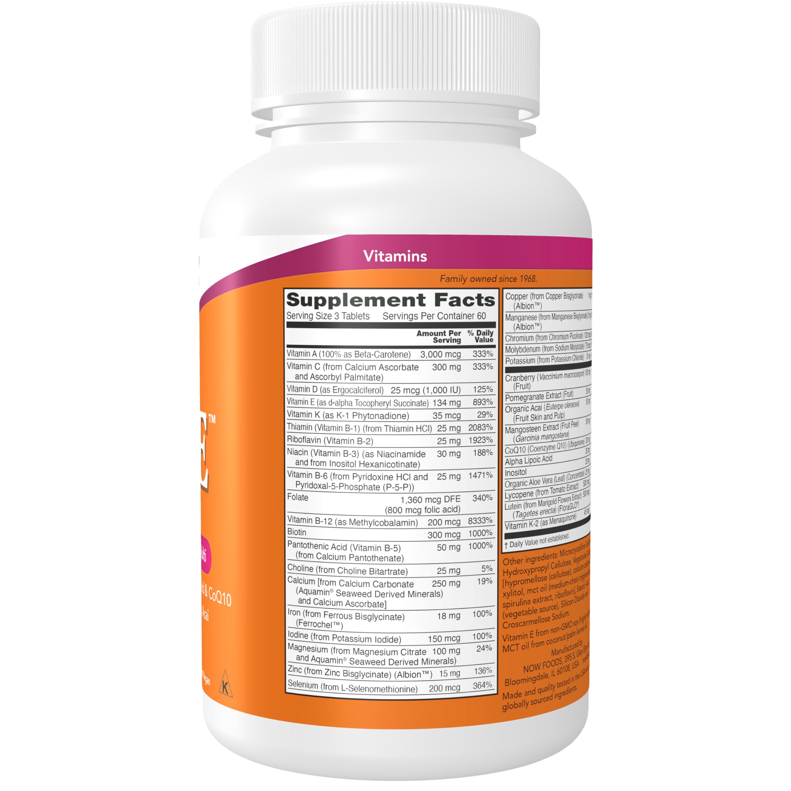 NOW Foods Eve™ : comprimés cranberry pour le soutien quotidien féminin