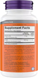 NOW Foods GABA 500 mg – étiquette nutritionnelle montrée, vegan et casher.