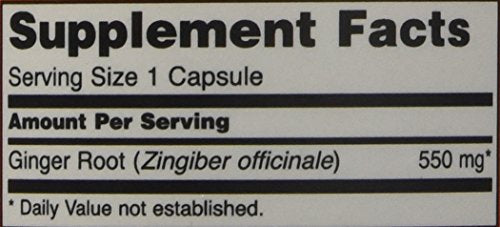 NOW Foods Gingembre Racine 550 mg - Gelules : facilité d'utilisation pour le confort digestif.