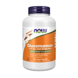 NOW Foods Glucomannan 575 mg – Bouteille, satiété et gestion du poids.