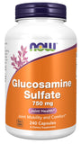 NOW Foods Glucosamine Sulfate 750 mg - bouteille: soutien articulations et mobilité