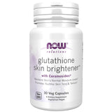 NOW Foods Glutathione Skin Brightener emballage: packaging élégant et informatif.