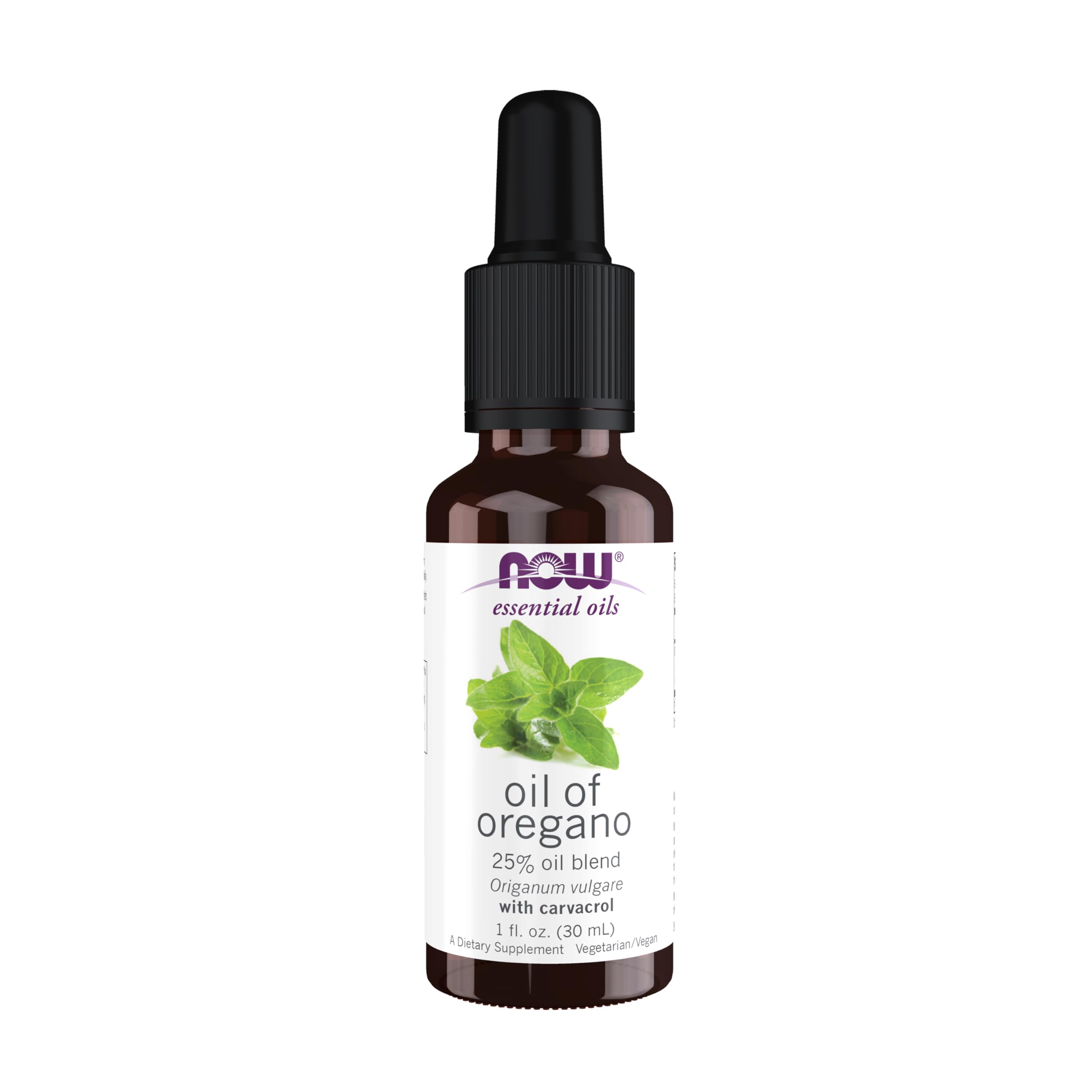 NOW Foods Huile d’Origan en bouteille, base d’huile d’olive pure, parfum réconfortant.