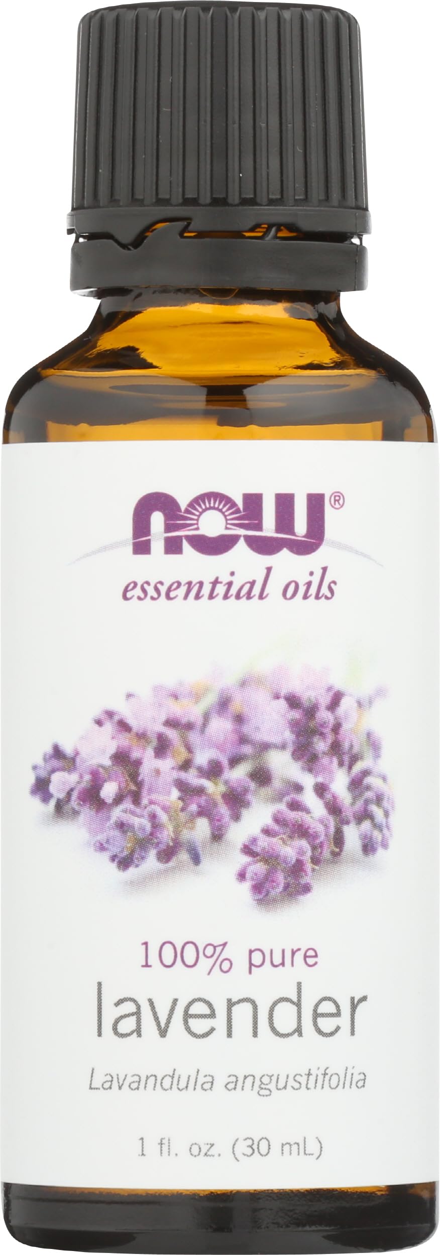NOW Foods Lavande – Bouteille 30 ml, parfum floral doux pour détente.
