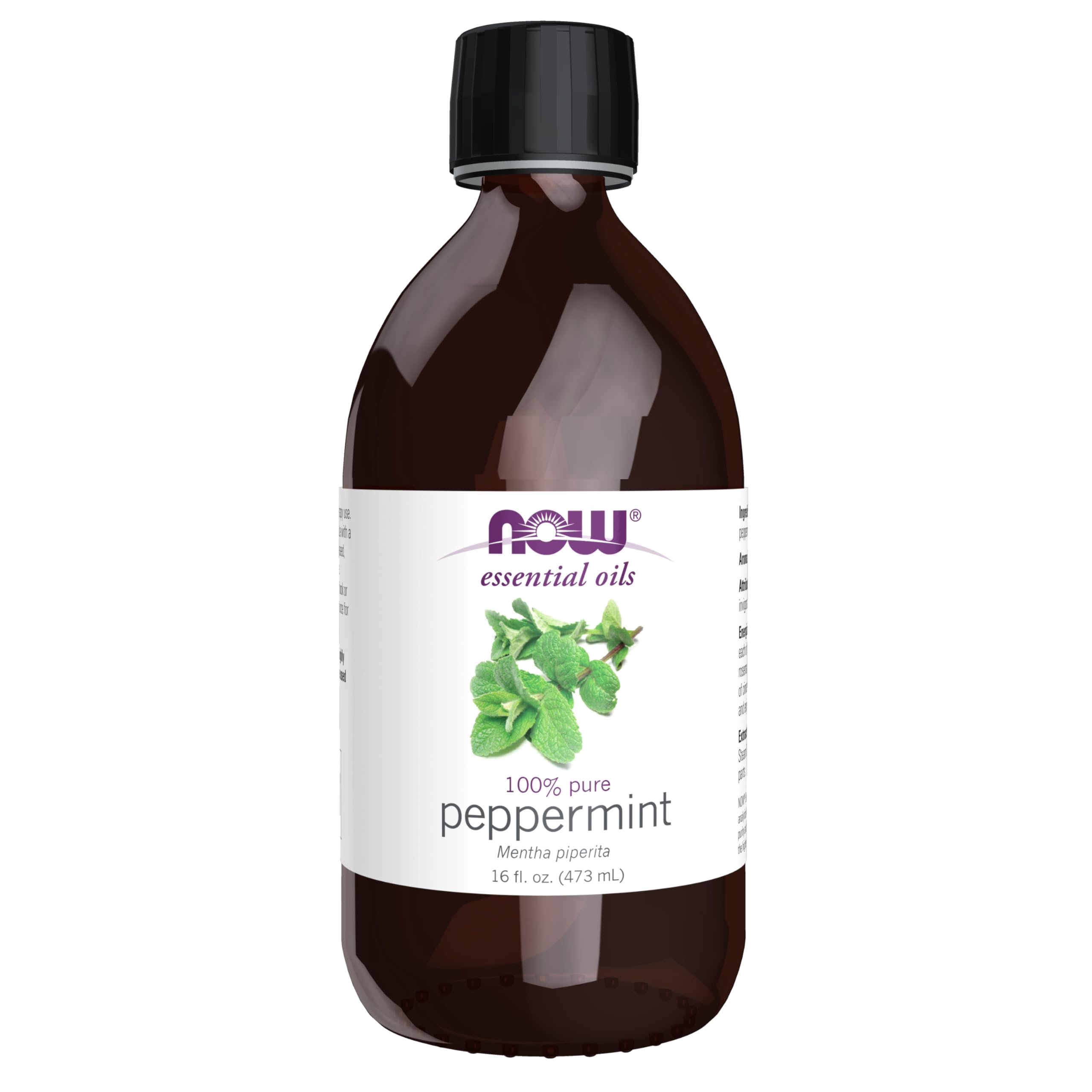 NOW Foods huile menthe pure distillée prête à diffuser et rafraîchir l air
