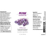 NOW Foods huile essentielle lavande-bain-relaxation, parfum apaisant pour spa maison