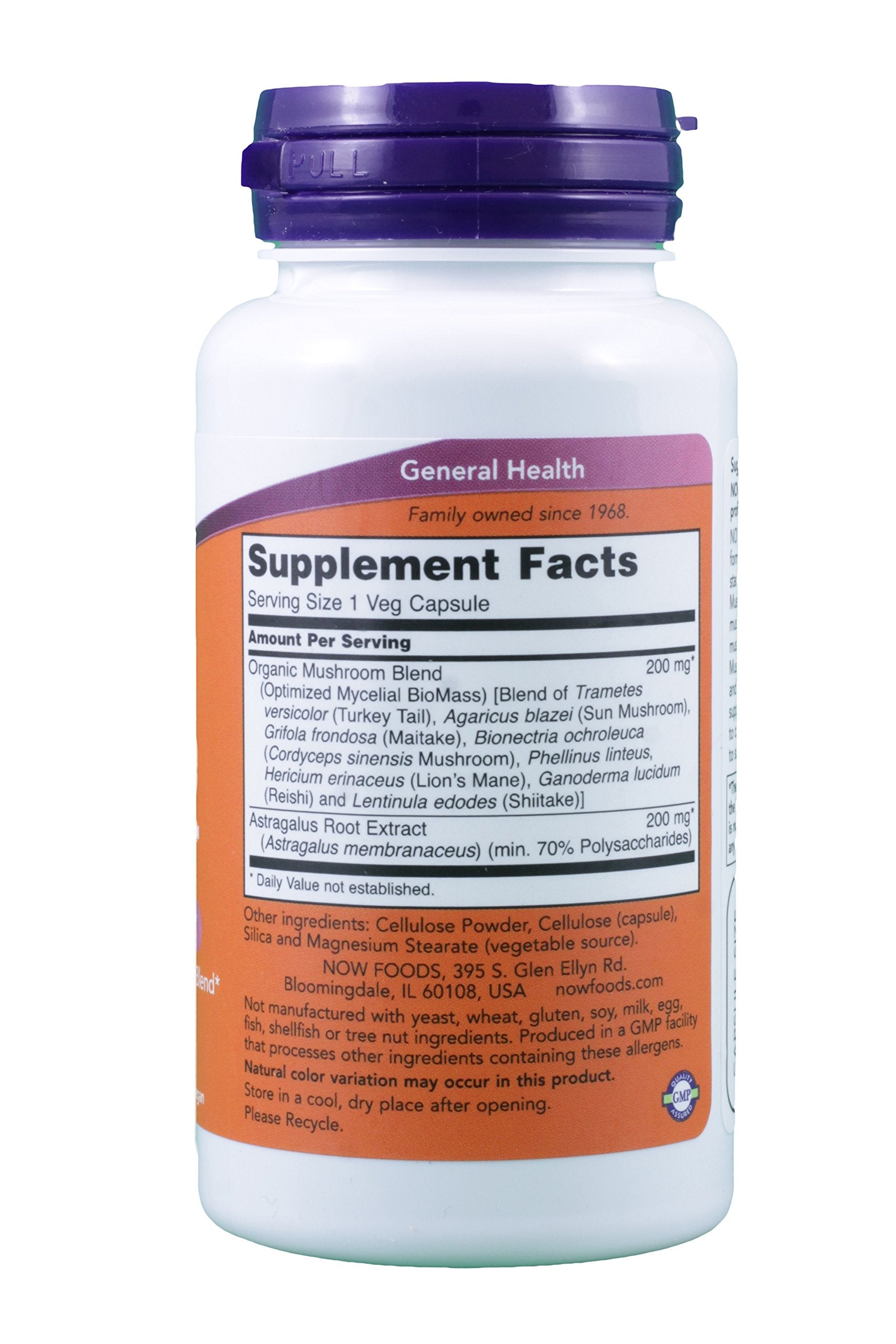 NOW Foods Immunité Renew – capsules champignons, usage quotidien possible pour soutenir la vitalité.