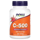NOW Foods ingrédients vitamine C-500, liste des composants