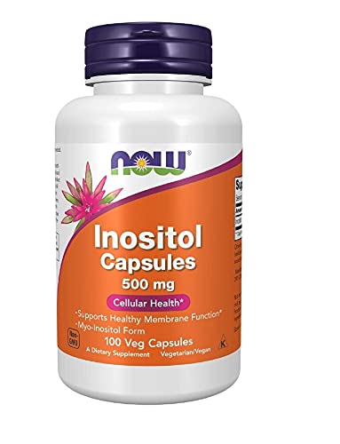 NOW Foods Inositol etiquette-produit: fiche claire et informations sur les bienfaits potentiels.