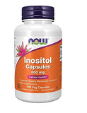 NOW Foods Inositol etiquette-produit: fiche claire et informations sur les bienfaits potentiels.