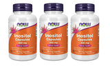 NOW Foods Inositol flacon gelules: soutien potentiel des membranes cellulaires et du métabolisme des lipides.