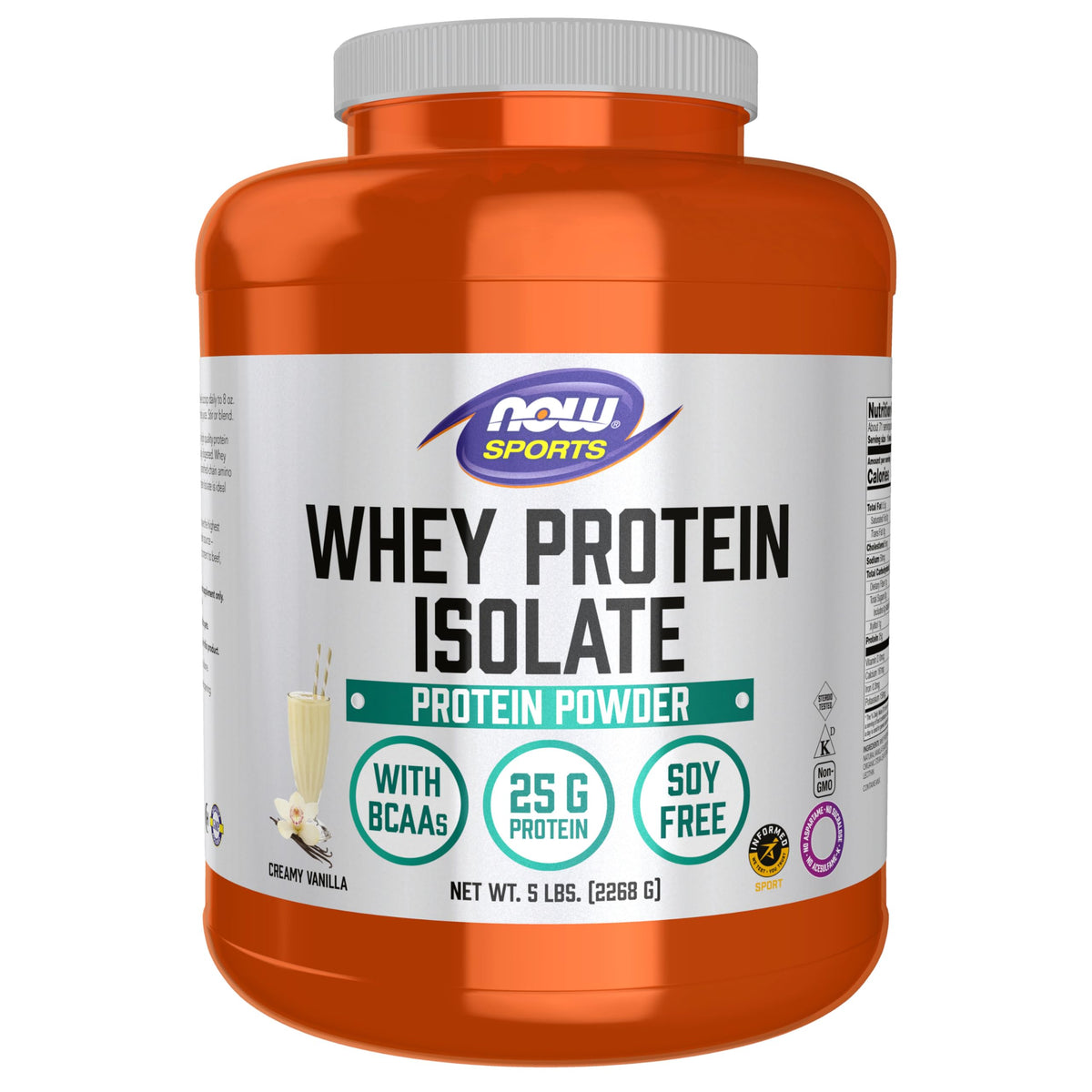 NOW Foods isolat protéine lait vanille crème — récupération après entraînement