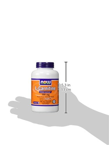 NOW Foods L-Carnitine 500 mg – formule vegan sans soja