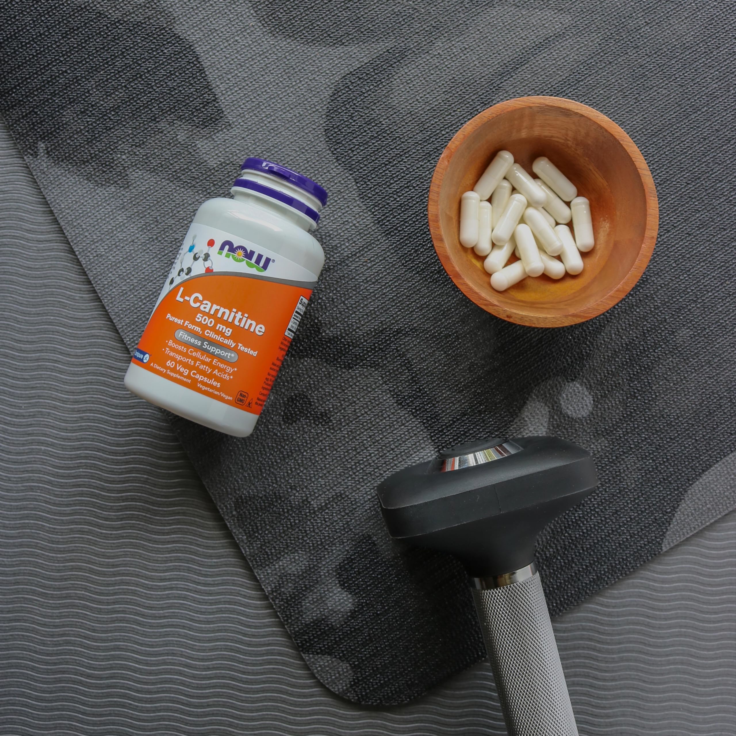 Certifications NOW Foods L-Carnitine 500mg : Non-OGM, Casher, Végan