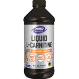 NOW Foods L-Carnitine Liquide 1000 mg bouteille au goût tropical punch, énergie potentielle