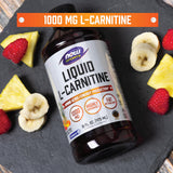 Étiquette Carnipure NOW Foods L-Carnitine Liquide, pureté et traçabilité