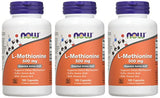 NOW Foods L-Méthionine 500 mg, capsules, forme L naturelle pour routine quotidienne.