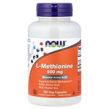 NOW Foods L-Méthionine, flacon 500 mg, soutien détox potentiel