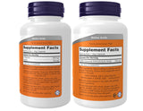 NOW Foods L-Theanine 200 mg Inositol capsules vegetales visibles