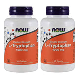 NOW Foods L-Tryptophane 1000 mg, boîte 60, soutien potentiel relaxation et sommeil.