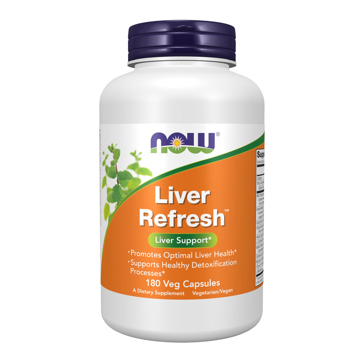 NOW Foods Liver Refresh bouteille chardon-marie, soutien potentiel de la fonction hépatique.