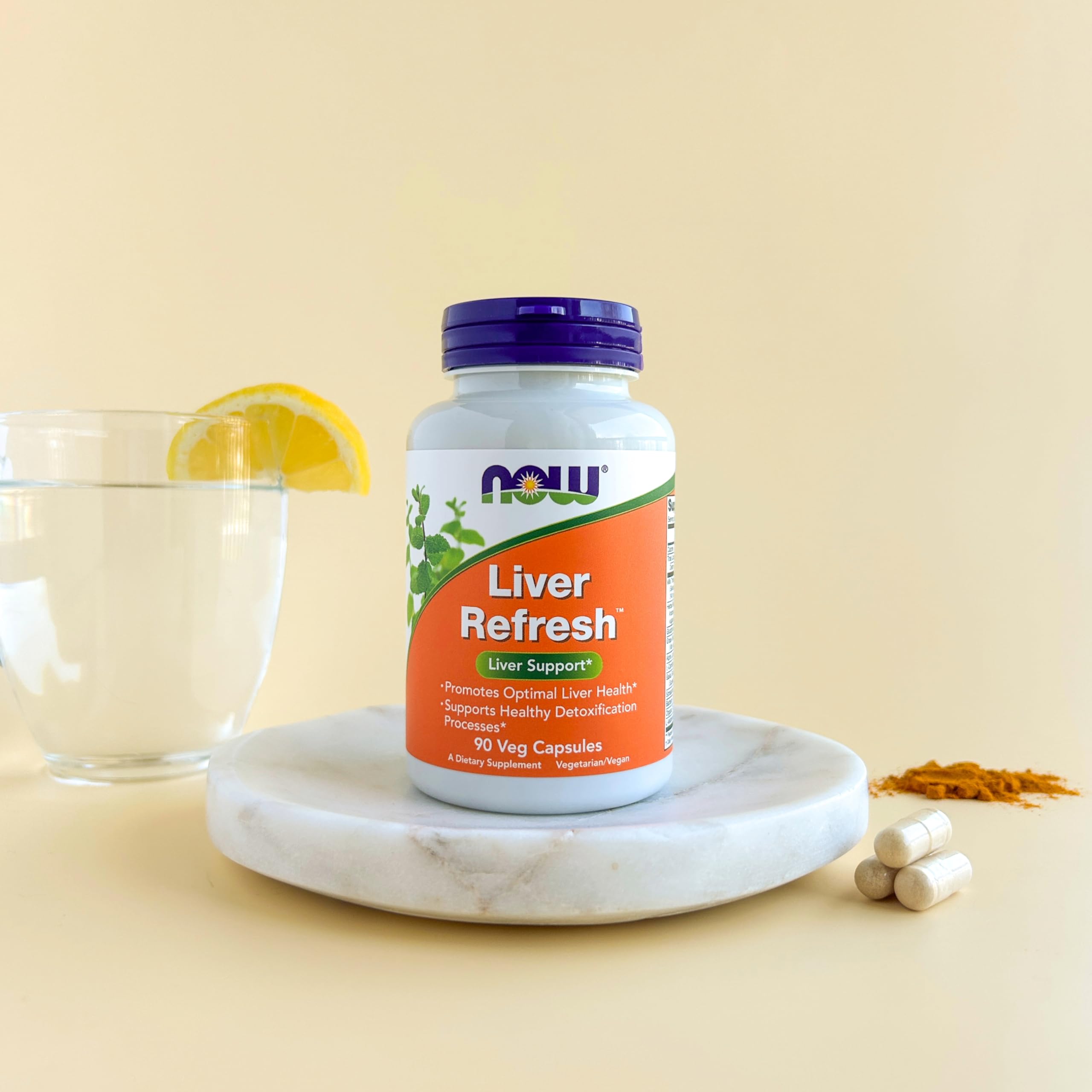 NOW Foods Liver Refresh – contient du glutathion et des nutriments clés pour l’élimination.
