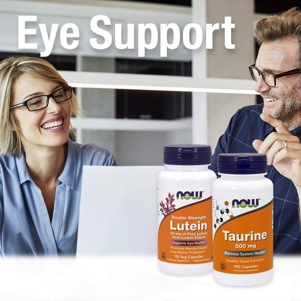 Packaging Twin-Pack NOW Foods Lutéine-Zéaxanthine présentés ensemble
